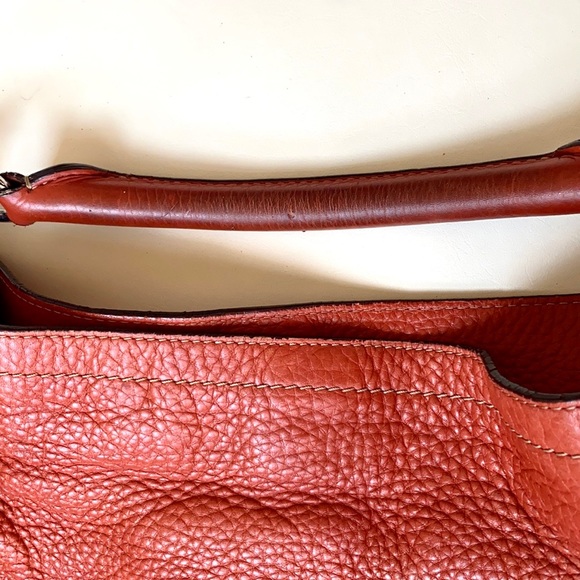 Bogner orange leather Bag and Wallet. - Picture 11 of 16